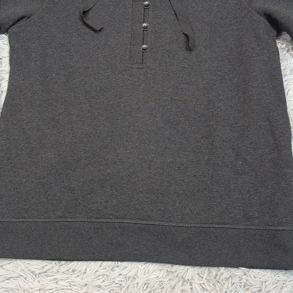 Eddie Bauer Sweatshirt Womens L Gray Hoodie Soft Gorpcore Comfort Casual - Picture 8 of 11
